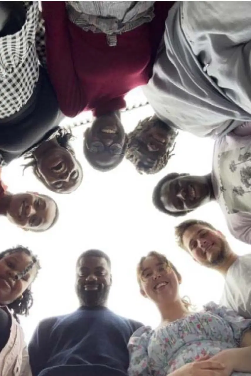 Ministry group in circle